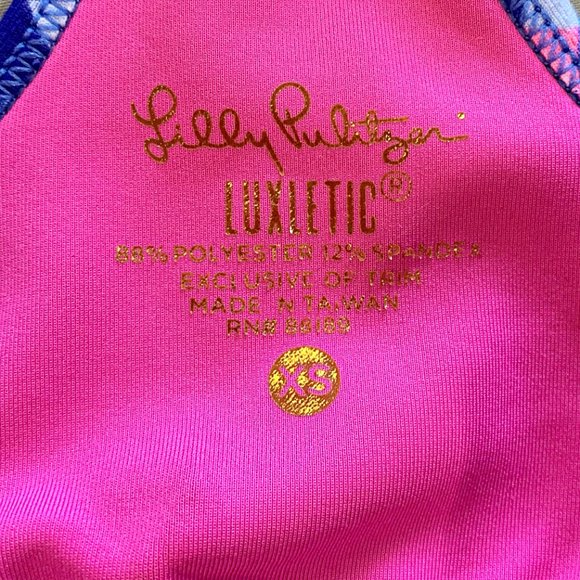 Lilly Pulitzer Luxletic Teegan Sports Bra in Toe In - Picture 6 of 7